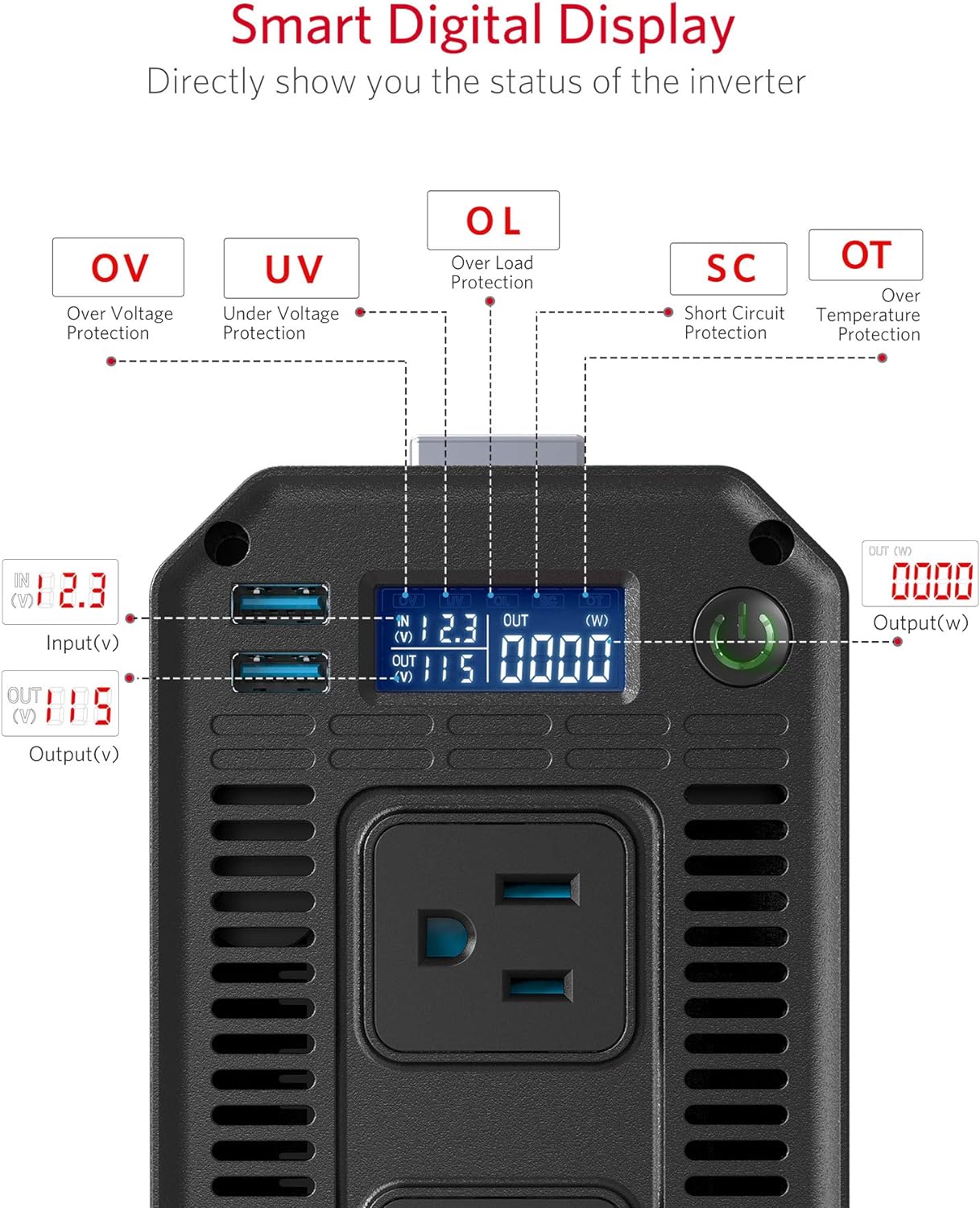 Adaptateur DC pour allume-cigare de voiture 4