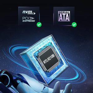 Boîtier SSD M.2 NVME SATA USB 3.2 - Ugreen – Image 5