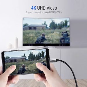 Cable 4K UHD USB-C vers HDMI,  1.5m, noir - Ugreen – Image 4