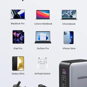 Compatibilité universelle avec appareils Apple, Samsung et autres