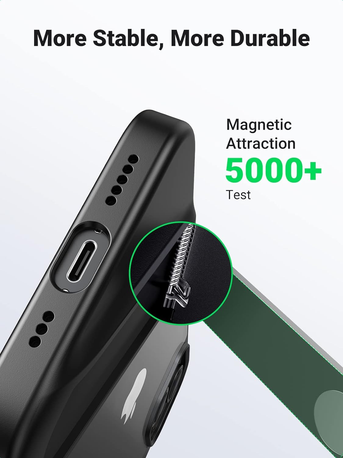 Coque pour iPhone 14 6,1 pouces avec béquille en métal – UGREEN 4