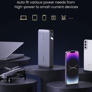 Power Bank 25000mAh, 145W – Ugreen avec compatibilité universelle pour divers appareils électroniques.