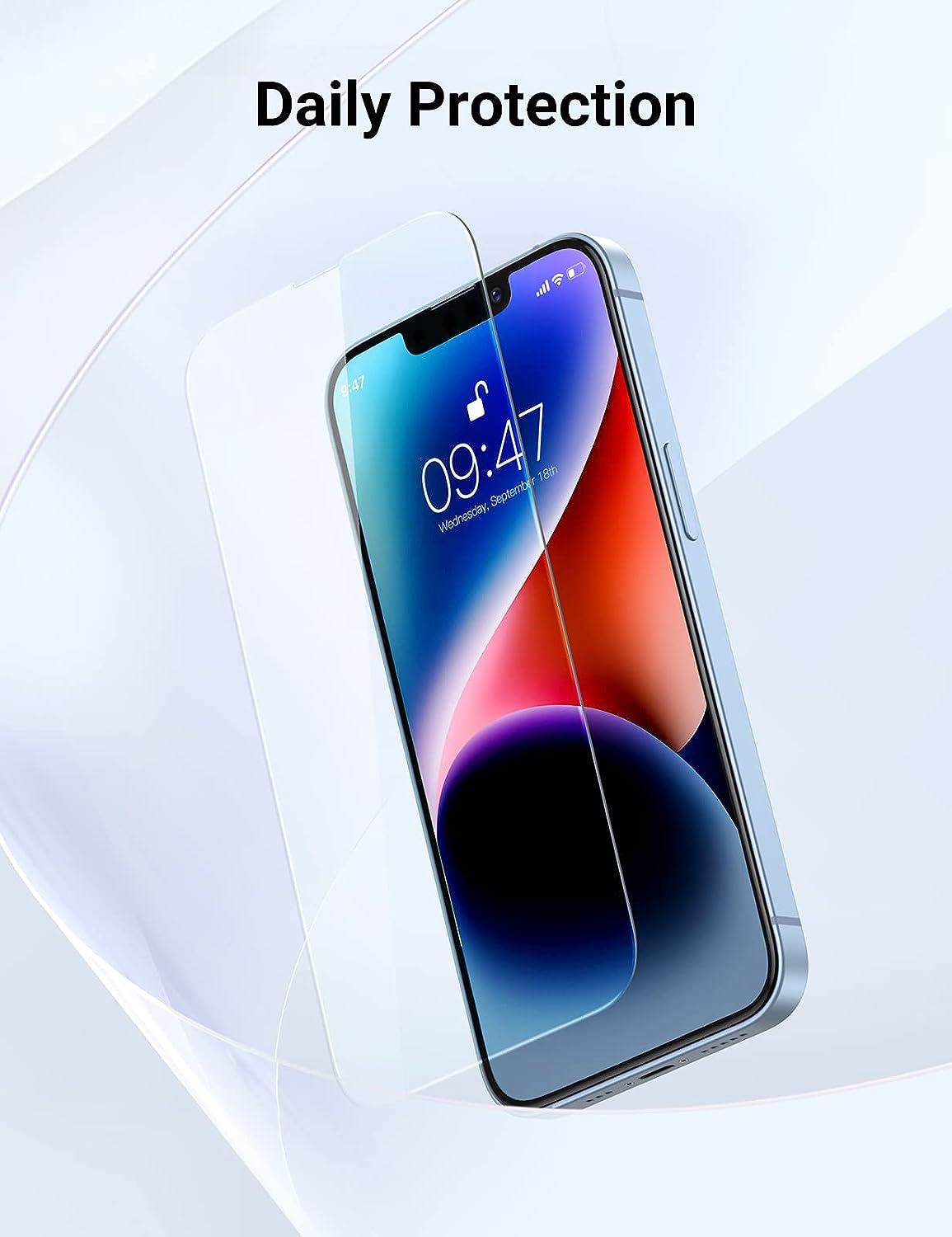 Protecteur d’écran pour Iphone 13, 13 pro et 14 5