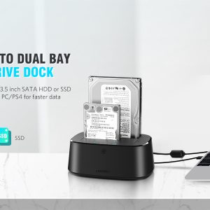 Station d'accueil pour disque dur 2.5",  3.5" USB 3.0 - Ugreen – Image 8