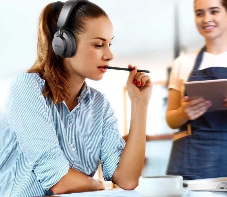 UGREEN HiTune Max 3 Casque sans Fil Hybride avec Annulation Active du Bruit de 60 Heures avec Mode Transparent, Audio Spatial 3D, Lecteur de 40 mm Lecture, détection Automatique – 5
