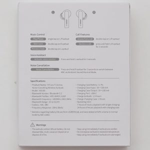 Écouteur Bluetooth avec réduction de bruit, 24H Autonomie,  HiTune T3, Blanc - Ugreen – Image 9