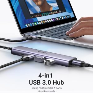 Adaptateur (Hub) USB 3.0 vers 4 ports USB 3.0 - Ugreen – Image 2