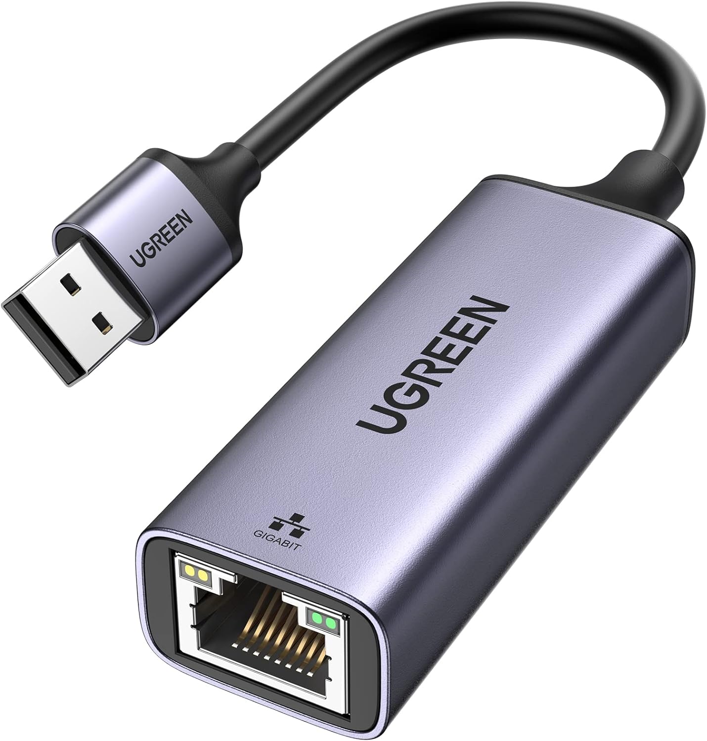 Adaptateur USB 3.0 vers RJ45 Réseau Gigabit 1000 Mbps en Aluminium – UGREEN