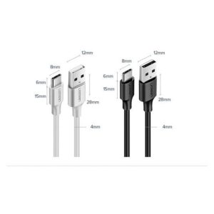 Cable Cabo USB vers USB C 3A 1M Preto - Ugreen – Image 3