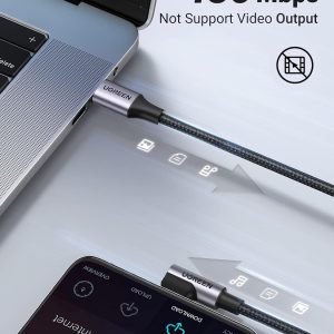 Câble USB-C vers USB-C 90 dégré 2m - Ugreen – Image 5