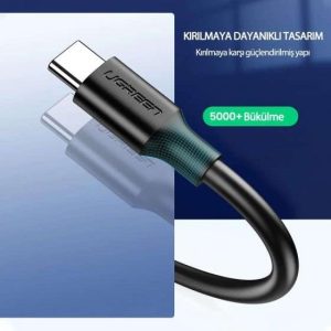 Cabo USB 3.0 vers USB-C 1M 3A Preto -  Ugreen – Image 4