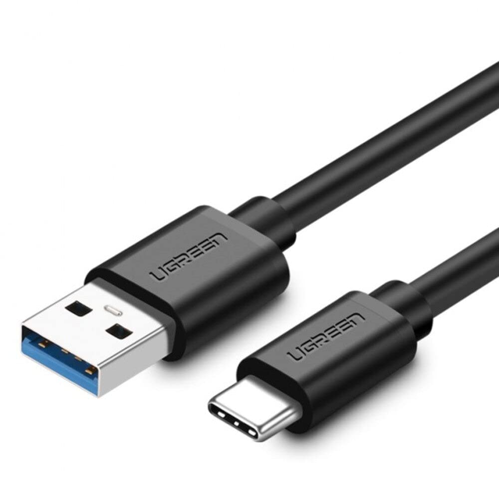 Cabo USB 3.0 vers USB-C 2M 3A Preto – UGREEN