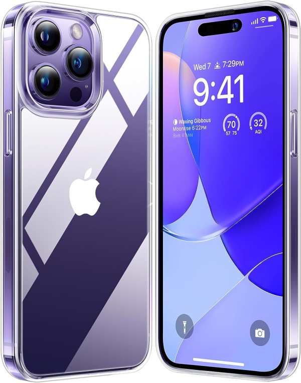 Coque de protection transparente pour iPhone 15 Pro Max – TORRAS