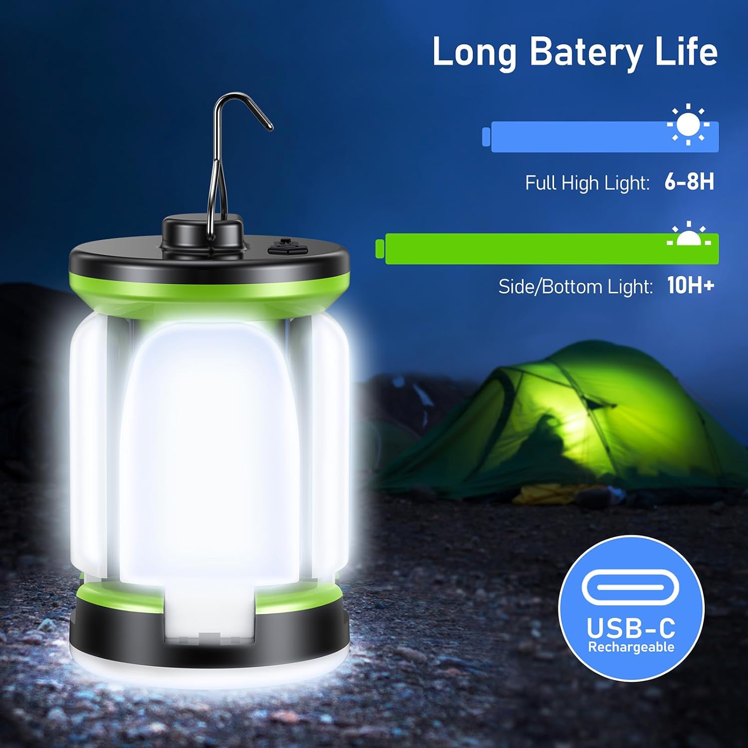 Camping Rechargeable Lanterne – Blukar 4