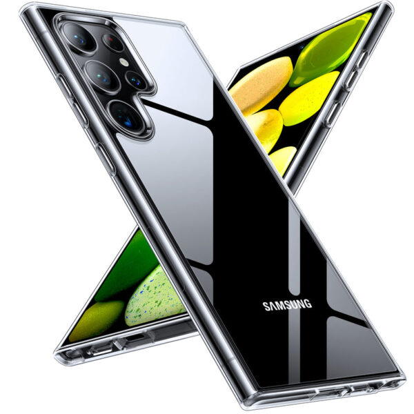 Coque pour Samsung Galaxy S24 Ultra 6,8, transparente - TORRAS Diamond Clear
