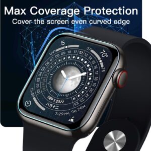 Lot de 3 protections d'écran pour apple watch series 9, 8, 7 41 mm - Jetech – Image 5