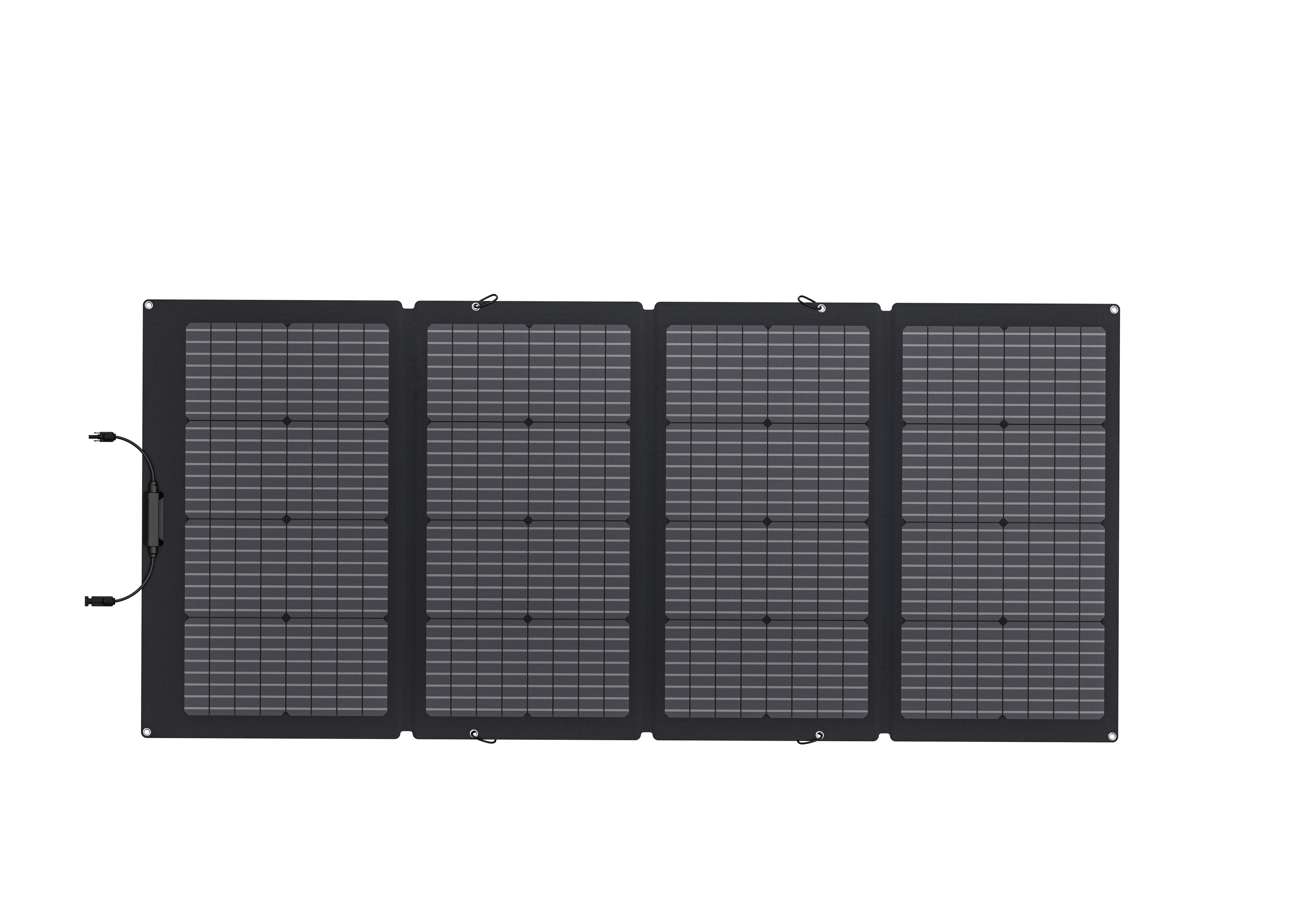 Panneau solaire bifacial portable 220W EcoFlow déplié