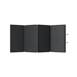 Panneau solaire portable 400W EcoFlow en position dépliée.