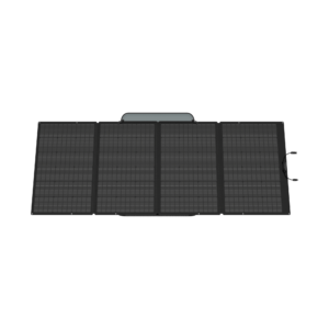 Panneau solaire portable 400W EcoFlow déplié, vue de face.