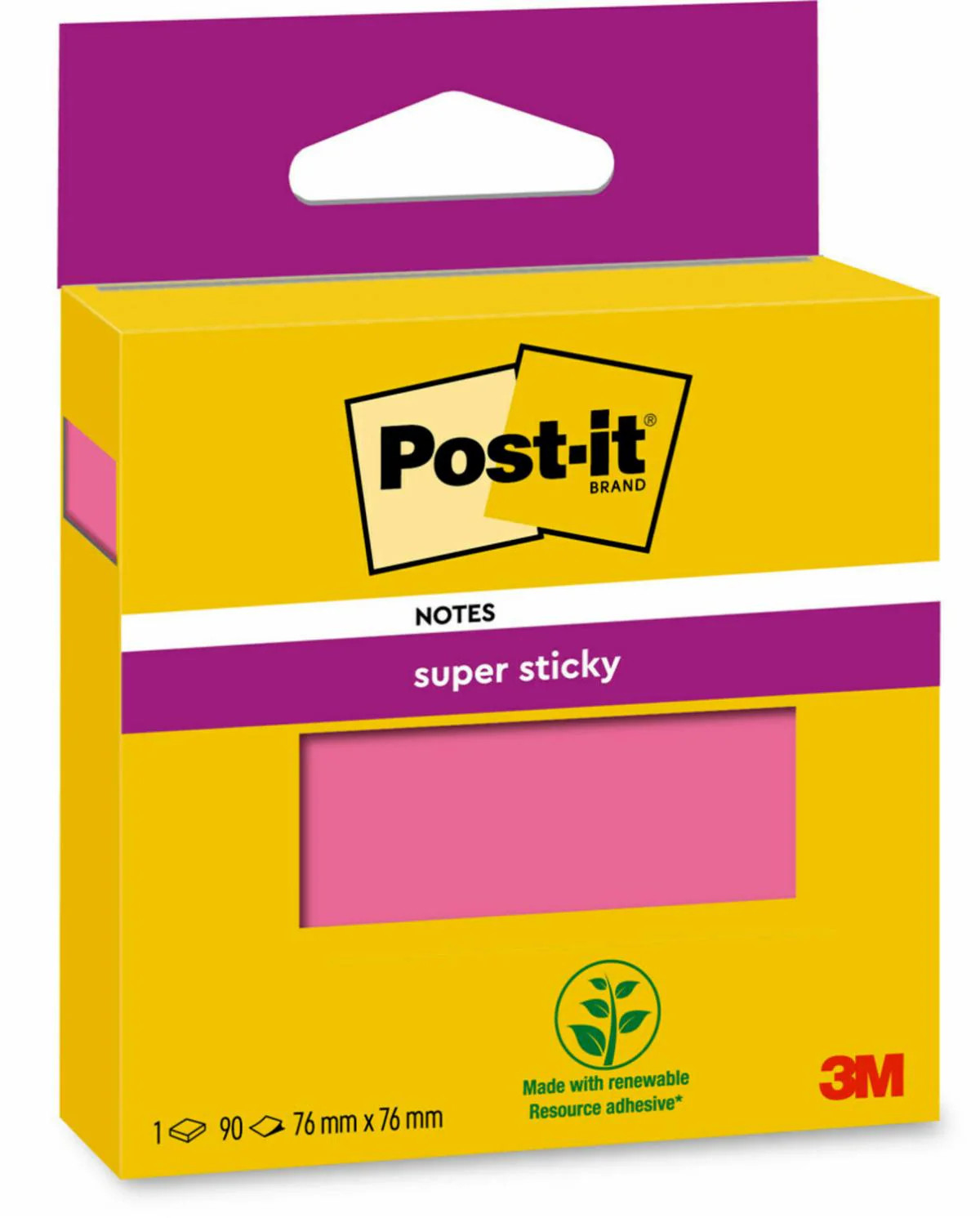 Post-it 90 feuilles 76mm*76mm – 3M