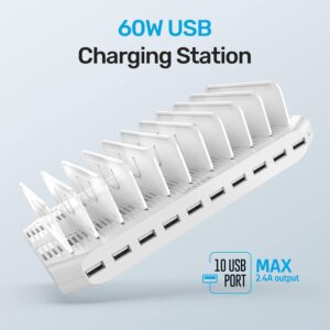 Station de charge 10 Ports, 60W - Unitek – Image 2