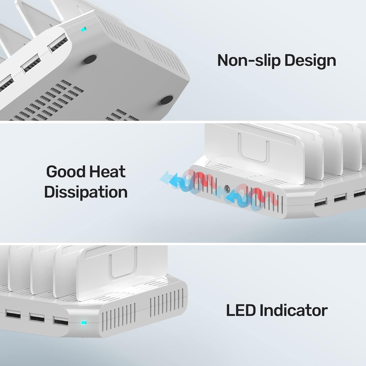 Station de Charge 10 Ports, 60W – Unitek 7