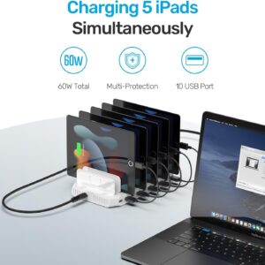 Station de charge 10 Ports, 60W - Unitek – Image 8