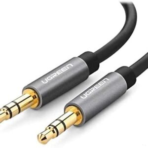 Câble audio Jack mâle 3,5 mm vers Jack mâle 3,5 mm noir 2 m - Ugreen – Image 2