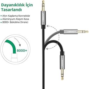 Câble audio Jack mâle 3,5 mm vers Jack mâle 3,5 mm noir 2 m - Ugreen – Image 5