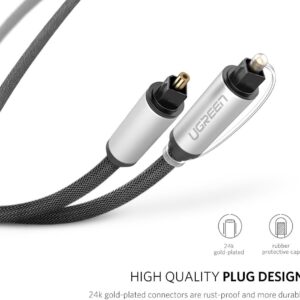 Câble optique audio numérique en nylon tressé 3m - Ugreen – Image 5