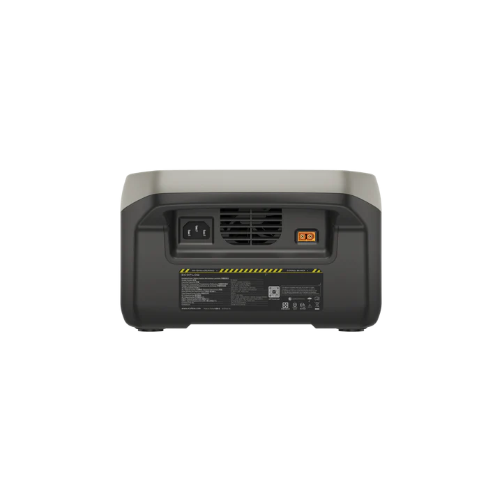 Vue arrière de la station électrique portable 256Wh – EcoFlow River 2
