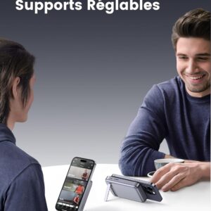 Support pliable du power bank UGREEN pour regarder des vidéos