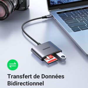 Adaptateur (Lecteur) de Carte USB C vers SD, Micro SD - UGREEN – Image 5