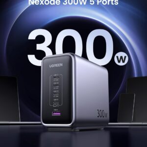 Chargeur rapide Ugreen Nexode 300W pour MacBook, iPhone et Samsung