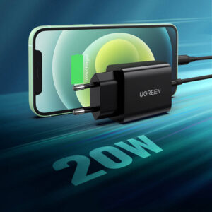 Chargeur USB-C 20W PD Wall EU Noir - UGREEN – Image 2