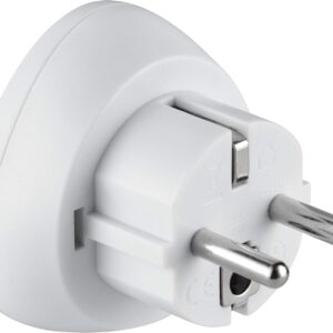 Adaptateur de voyage UK vers France/Europe, blanc - Electraline 70058 – Image 3