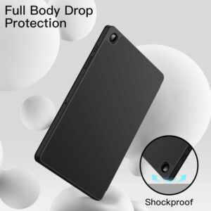 Coque pour Samsung Galaxy Tab A9+ / A9 Plus 11 Pouces 2023, TPU Souple à Trois Volets Support, Veille/Réveil Automatique (Noir) - JETech – Image 5