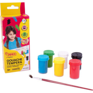 Coffret 6 Boites 15ml De Peintures Gouache SRTD + Pinceau - Jovi – Image 3