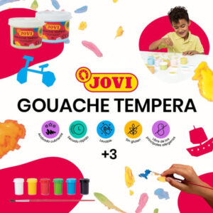 Coffret 6 Boites 15ml De Peintures Gouache SRTD + Pinceau - Jovi – Image 7