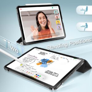 Étui pour iPad Pro 11" M4 (2024), coque arrière rigide avec support fin, coque intelligente avec réveil/veille automatique  JETech – Image 6