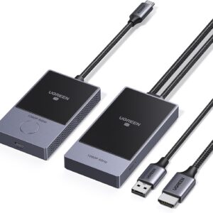 Émetteur sans fil USB C et récepteur HDMI de type C vers HDMI 1080P@60Hz transmission Wi-Fi 5G pour la sortie vidéo et audio depuis téléphone/ordinateur/MacBook/appareil photo/boîtier TV/DVD vers TV/moniteur (164FT/50m) - UGREEN