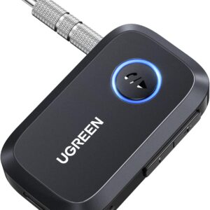 Récepteur Bluetooth 6.0 Jack Adaptateur AUX, Câble 3.5mm Inclus (Noir) - UGREEN