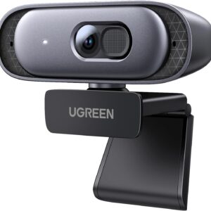 Webcam 2K 30FPS Full HD Caméra USB PC Deux Micro Antibruit Intégré 360 Degrés Rotation Plug Play - UGREEN