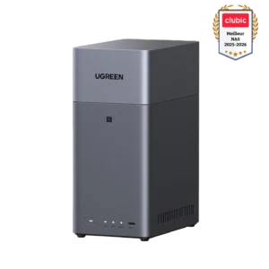 Serveur NAS UGREEN NASync DH2300 2 baies avec badge récompense Clubic